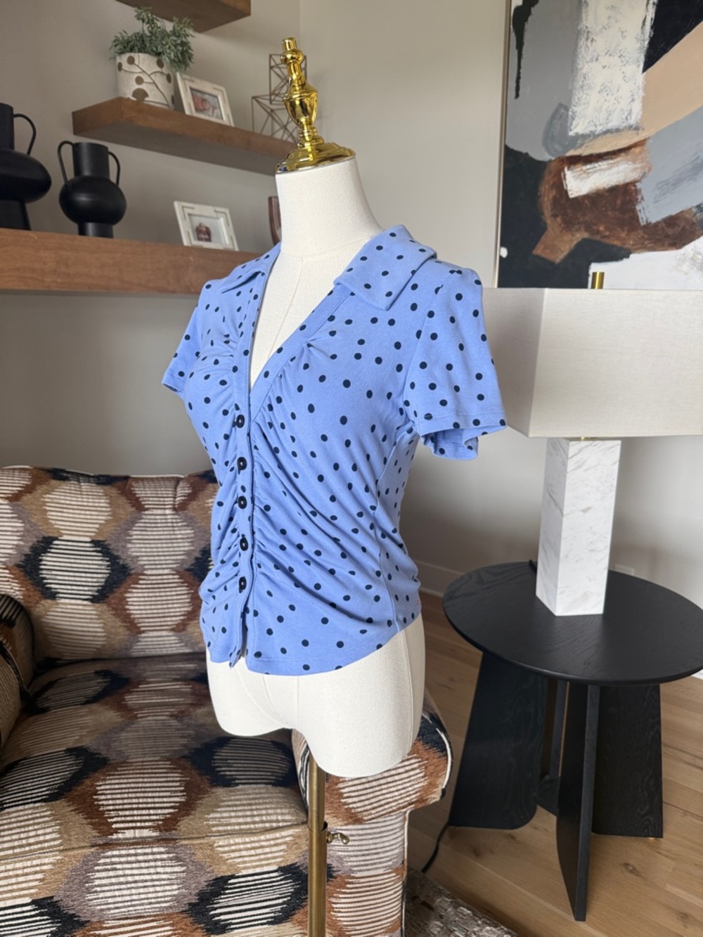 Maeve Ruched Blouse - Picture 6 of 11
